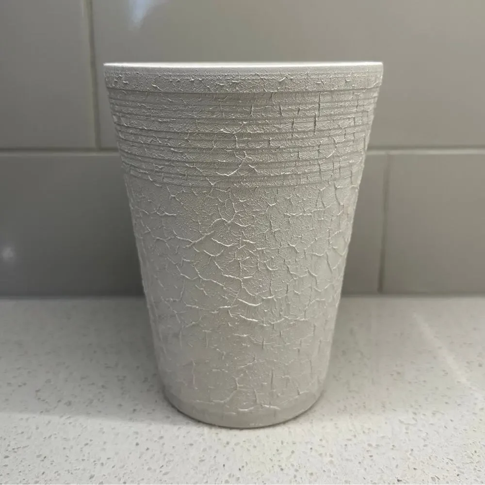 White Ceramic Flower Pot